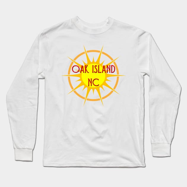 Oak Island, North Carolina Long Sleeve T-Shirt by Naves